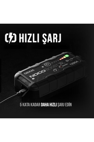 Noco Gbx45 12V 1250Amp Ultrasafe Lityum Akü Takviye + Powerbank +