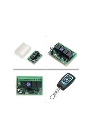 Pazly Dc12v 4k 433mhz Uzun Menzilli Rf Anahtar Seti, 2v+1a Akıllı Ev Otomasyonu İçin 1527 Yonga Diğer Diğer