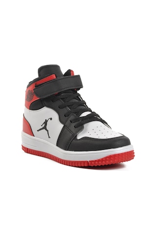 Aspor Haykat Uzun-f Siyah-kırmızı Çocuk Hi Sneaker 001