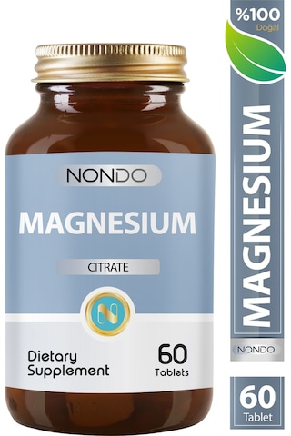 Nondo Magnezyum Sitrat 60 Tablet