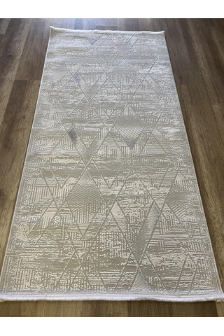 Hoom Rugs Moda 1096 Gri Yün Dokulu Akrilik Antibakteriyel Modern Halı Gri