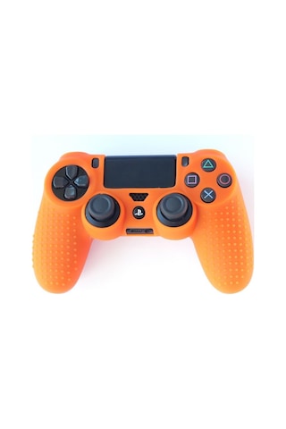 Playstation 4 Turuncu Kol Koruyucu Silikon Kılıf Tp4