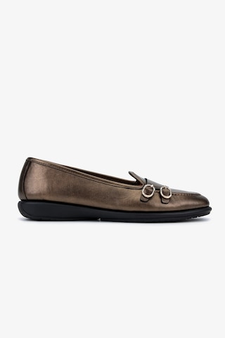 Valmenti Kadın Kahverengi Hakiki Deri Loafer Ayakkabı 611 E1712-06 Bn Ayk Sk25-26 Marrone Pearl Kahverengi