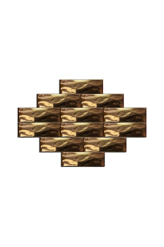 Armada Çini 7x21 Cm Gölgeli Bronz Çini Seramik