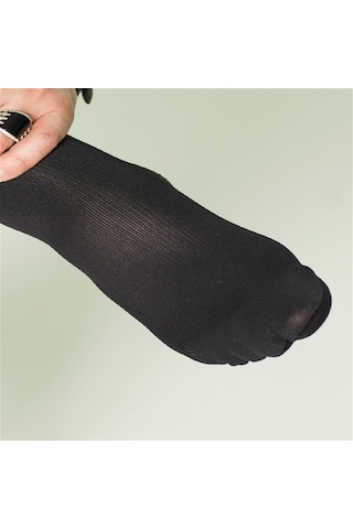 Varimed Çizgili Erkek Diz Altı Ccl2 Kapalı Burun Varis Çorabı