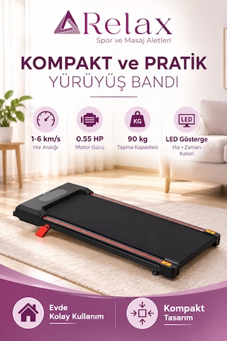 İnce Ve Pratik Tasarım Kompakt Yürüme Ve Koşu Bandı RL-870