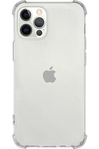 Apple Uyumlu iPhone 12 Pro Köşe Korumalı Airbag Antishock Silikon Kapak