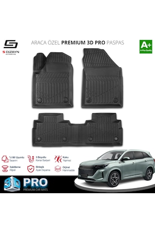 S-dizayn Dfsk E5 Plug-ın Hybrid 3d Pro Havuzlu Paspas 2024 Üzeri A+ Kalite
