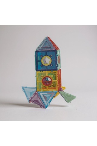 Sunman Geometric Building Block Manyetik İnşaat Seti 36 Parça