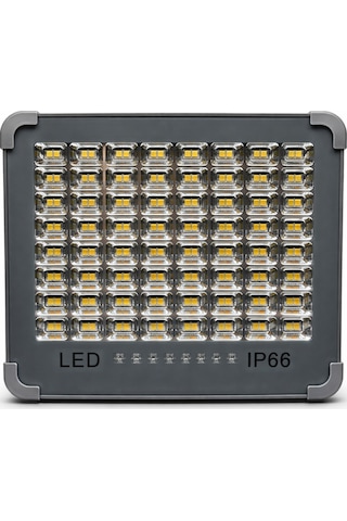 Solar Led Projektör - 5 Farklı Aydınlatma Modu, Ip66 Su Geçirmez, Type-c Şarjlı Kamp Ve Bahçe Lambası Gri