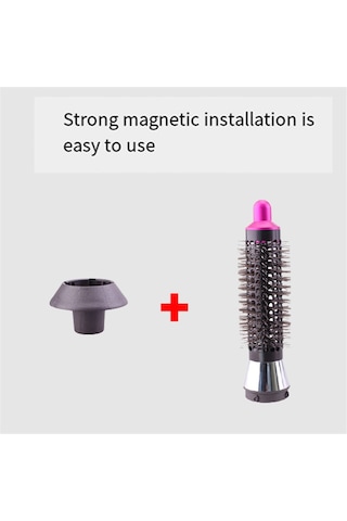 Xurunkeji 20mm Silindir Tarak Laifen Saç Kurutma Makinesi Rüzgar Başlığı Aksesuarları Hava Nozulu Aksesuarları Gül Kırmızı