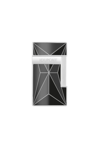 St Dupont Slimmy Black Fire 28277 Çakmak 028277 Gri - Siyah