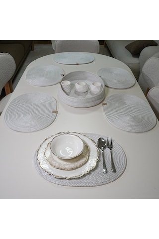 Zengin Design Home Zdh-625 Yuvarlak Runner & Amerikan Servisi Beyaz