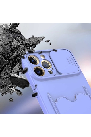 Apple Uyumlu iPhone 12 Pro Kılıf Zore Kartix Kapak Siyah