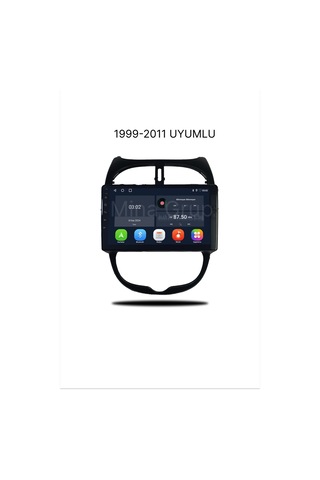 Snp Serisi Peugeot 206 Uyumlu Android Multimedya Sistemi 6-128 Gb Hafıza Kablosuz Carplay Android Auto Geri Görüş Kamerası li 9"