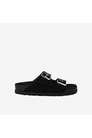 Terlik Kadın G104349 Genuins Hawaıı Velour Black siyah
