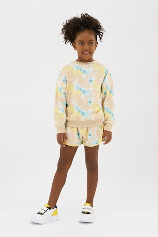 Kız Çocuk Batik Baskılı Bej Sweatshirt 7755782