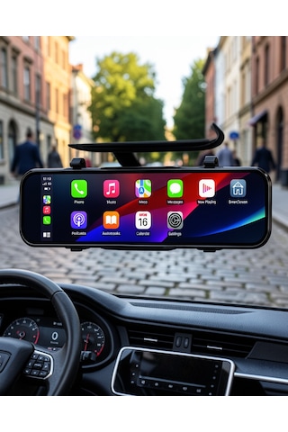 Ayna Carplay Araç İçi 9.66 İnç Ips Ekran Geri Görüş Kamerası Destekli 10.2"