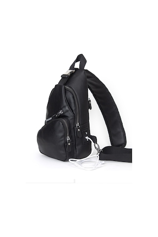 NEWİSH POLO BODY BAG ÇAPRAZ SIRT ÇANTASI USB KABLO ÇIKIŞLI-YIKAMA
