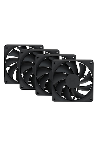 Hyte Fa12 Pitch Black 120mm 4 Lü Kasa Fanı Fan-hyte-fa12-bb-4 Siyah