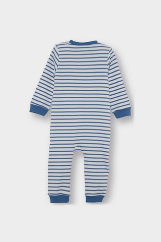Defacto Erkek Bebek Yenidoğan Baskılı Çizgili Fitilli Kaşkorse Çıtçıtlı Uzun Kollu Tulum F2213a525aube88 Mavi