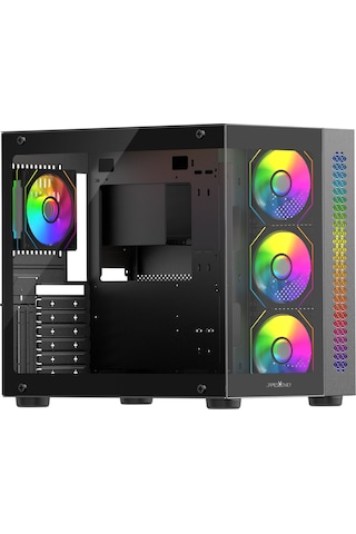 James Donkey Stark S800 4xargb Temperli Cam 650w 80+ Bronze Atx Siyah Gaming Oyuncu Kasa