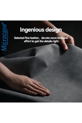 Microcase Huawei Nova 14 Pro İçin Luxury Leather Series Deri Desenli Plastik Koruma Kılıf - Al8125 Siyah