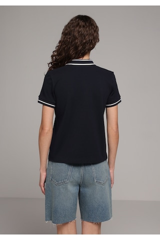Colin's Colins Regular Fit Polo Yaka Nakışlı Kadın Lacivert Kısa Kol Tişört Cl1080075 Q1.v2 Nav
