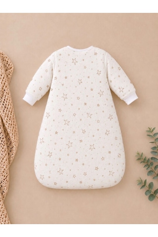 Begi 2.5 Tog Elyaflı Torba Uzun Kollu Uyku Tulumu % 100 Pamuk Unisex
