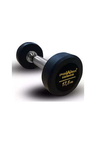 Powerhand Profesyonel Kauçuk Kaplı Dambıl 17.5 KG