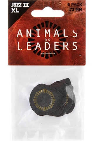 Jim Dunlop Aalp04 Javier Reyes Tortex Jazz Iıı Xl Pick 0.73 Mm 6lı Pena