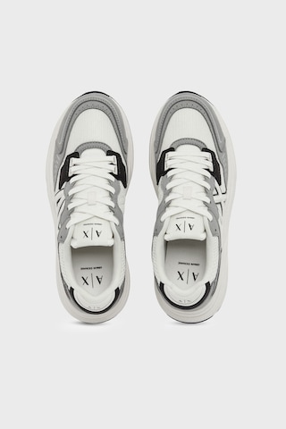 Armani Exchange Logolu Sneaker Ayakkabı Erkek Ayakkabı Xm002635 Af19388 M8479 Açık Gri-ekru