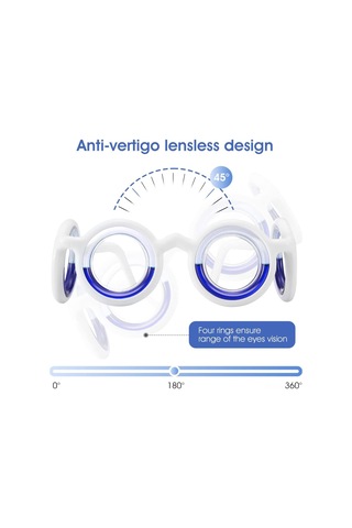 Neevoyu Doktor İlaçsız Titreme Hastalığı Önleyici Gözlük - Sıvı Çerçeve Teknolojisiyle Araba, Gemi, Uçak Yolculuklarında Konfor