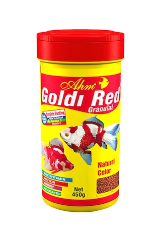 Ahm Goldi Red Granül Japon Balığı Yemi 100 Ml 450 Gr