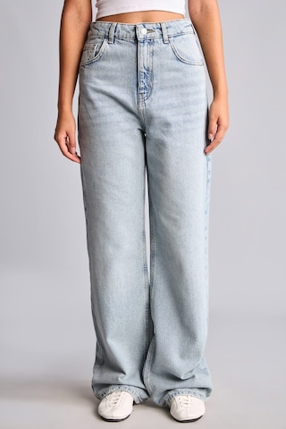 Defacto %100 Pamuk Yüksek Bel 90s Wide Leg Jean Pantolon H6913ax26aunm85 İndigo-nm85