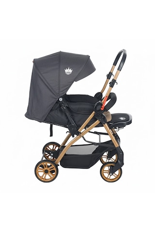 Olympus Gold Antrasit Çift Yönlü Bebek Arabası Taşıma
