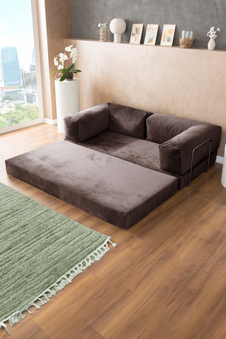 Argimo Godila Yatak Köşe Koltuk Kahverengi