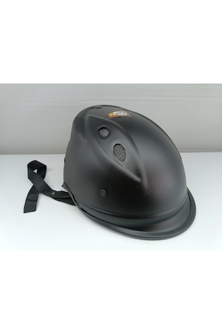 Mrthlmt Yerli Üretim Havalandırma Delikli Jokey Motosiklet Kaskı Mat Siyah