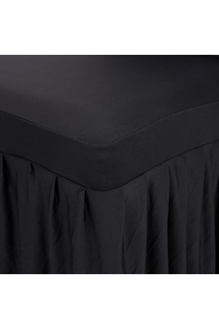 Kosona Milk Silk %85+spandex %15 Kadife Yumaklı Sandalye Örtüsü - Gümüşlü, Temizliği Kolay, Düğün, Restoran, Banket İçin Siyah Diğer