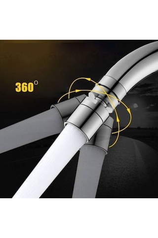 Kustar 360 Derece Oynar Başlıklı Çubuk Kol Mutfak Evye Bataryası