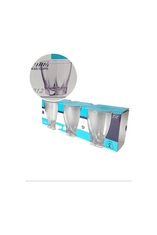Venüs 3'lü Su Bardağı 250ml Royaleks-212 124-Pembe