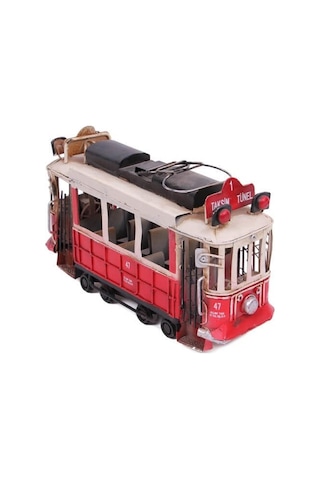 Dekoratif Metal Taksim Tramvay 1104cs-097