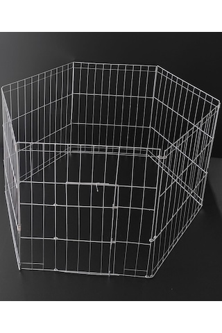 Çotanak Kafes Köpek Kedi Çiti Panel Oyun Alanı 6 Parça Metal 100 x 62 CM