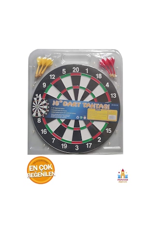 Dart Seti: Büyük Boy 15'' Hedef Tahtası Ve 6 Oklu Set İle Rakiplerine Meydan Oku
