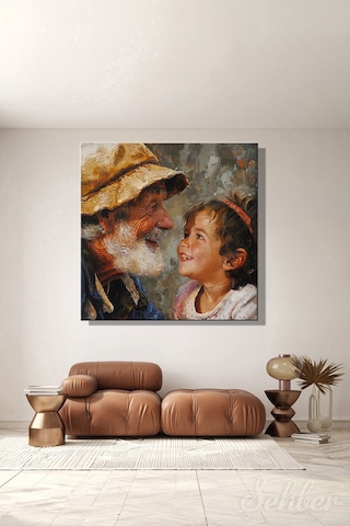Dekoratif Kare Kanvas Tablo Tekli Ev Kafe Ofis Barbara Mock New Lease On Life İkinci Bahar 2084