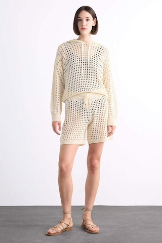 Defacto Esnek Belli Kroşe Plaj Şortu F7463ax25hser105 Ekru