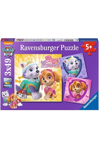 Ravensburger 3x49 Parça Paw Patrol Skye & Everest Puzzle
