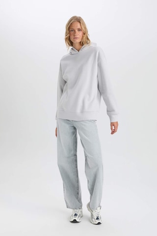DeFacto Relax Fit Kapüşonlu Kalın Basic Düz Sweatshirt D9935AX24WNGR431