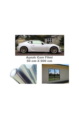 Aynalı Cam Filmi Aynalı 6 Metre X 50 Cm Kutulu