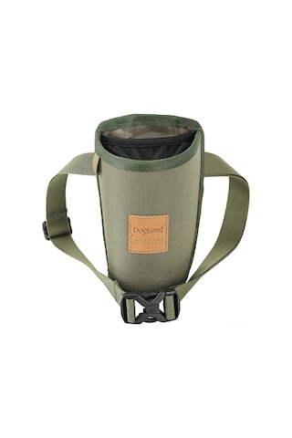 Geeksen Köpek Eğitim Atıştırmalık Çantası - Dışarıda Taşınabilir, Polyester Materyal, Asker Yeşili, 12x9x18cm